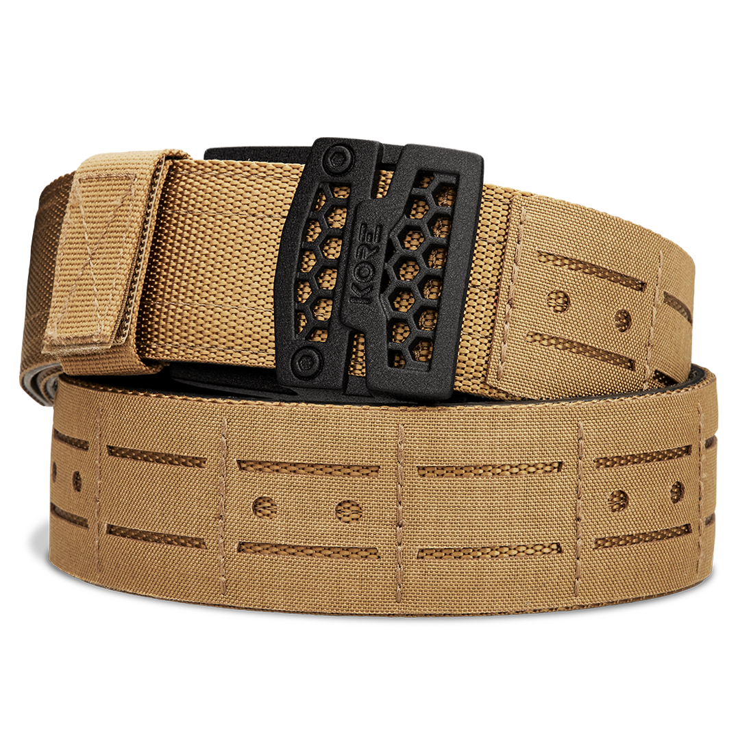 Best Rated Gun Belts - B1 Coyote Laser Cut Battle Belt |Kore