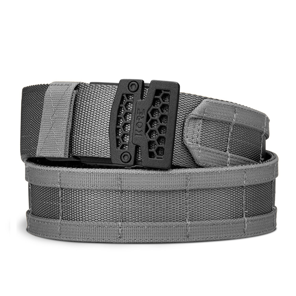 KORE Essentials | #1 Rated Battle Belt B1 Gray 1.75
