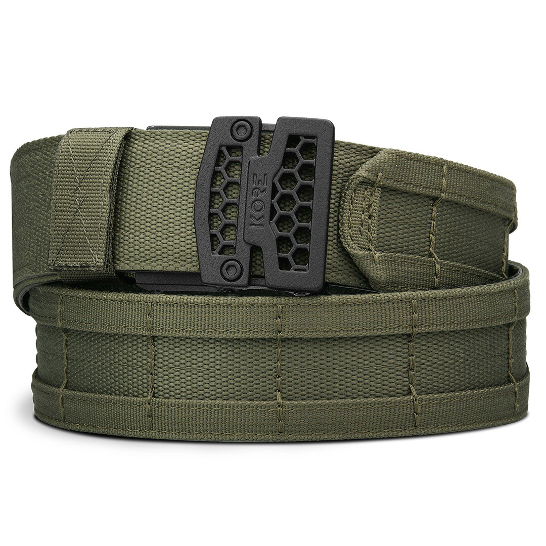 Kore Essentials | #1 Rated Gun Belt B1 Green Battle Belt 1.75