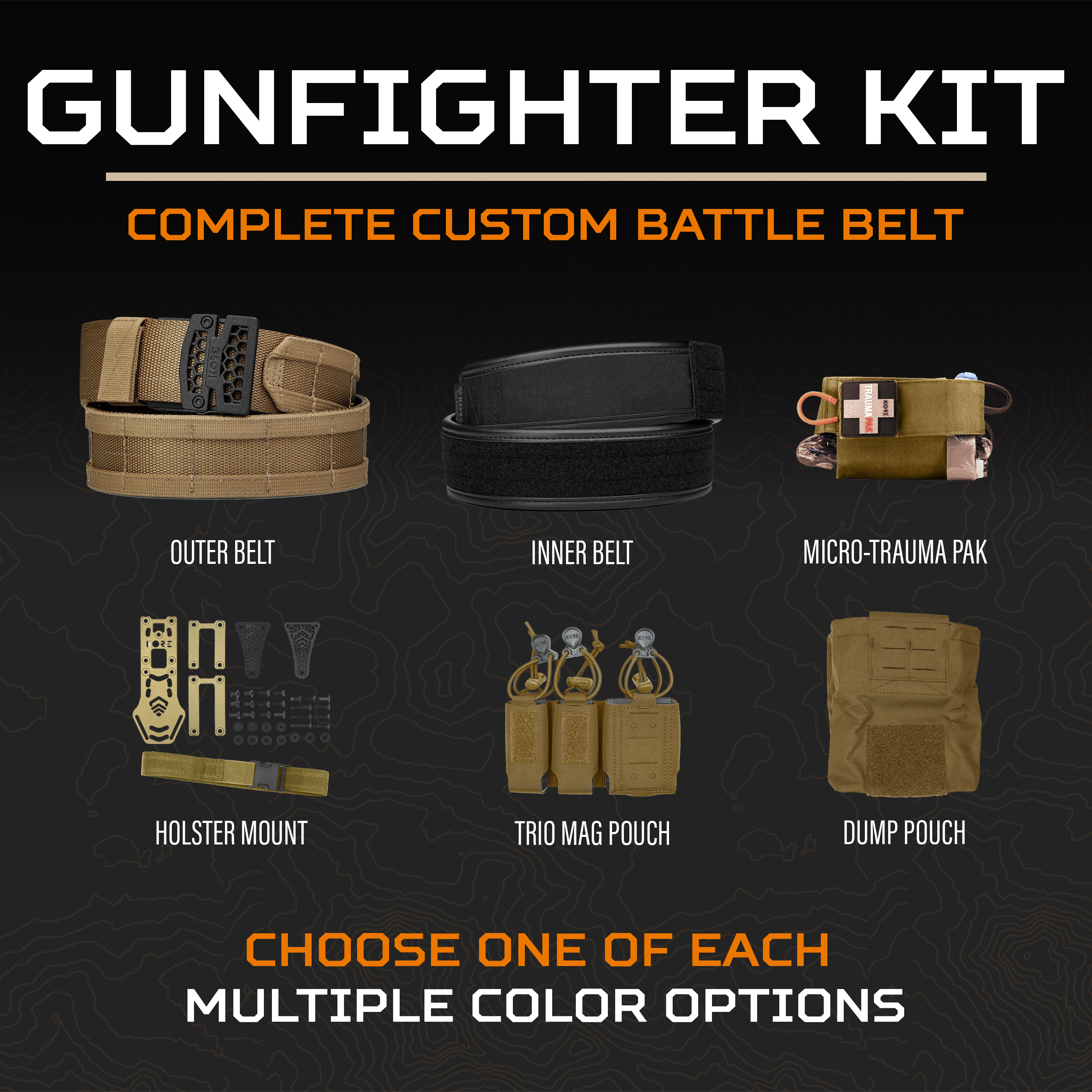 BATTLE BELT: GUNFIGHTER STARTER KIT – Kore Essentials