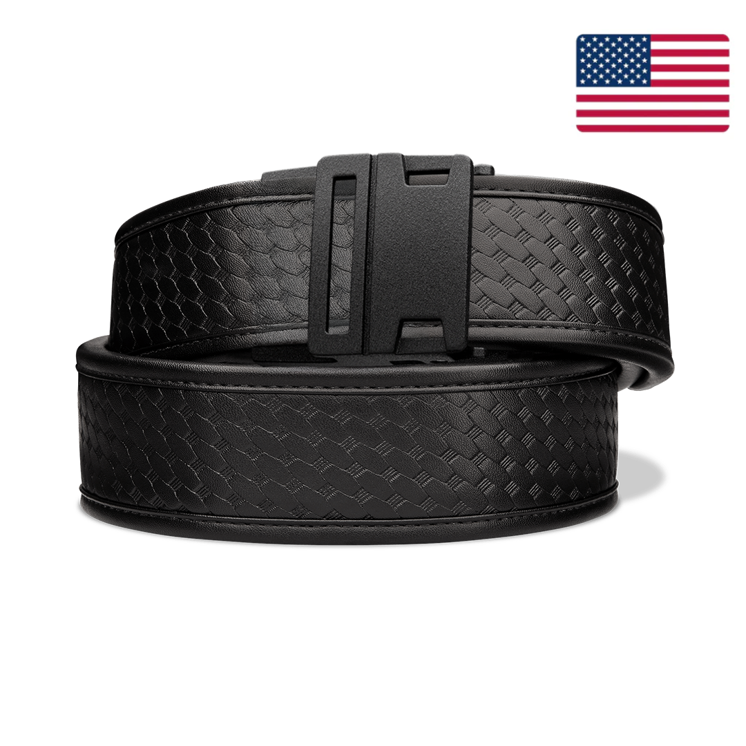 KORE Essentials Basketweave Leather Patrol Duty Belt 2