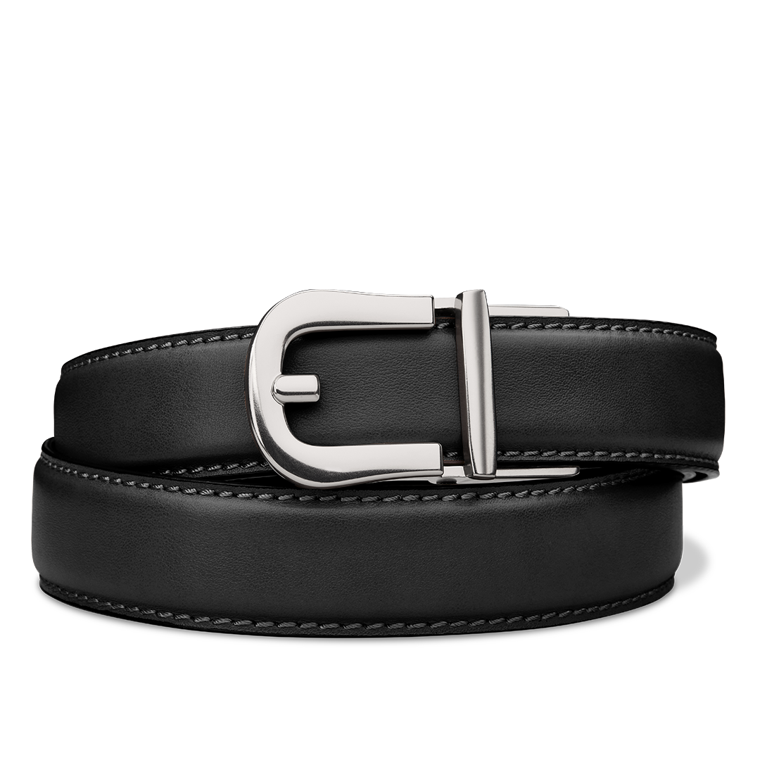 Kore Essentials Black Leather Quarter Gun Belt 1.25