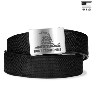 DON'T TREAD ON ME ENGRAVED BUCKLE | USA MADE TACTICAL GUN BELT 1.5"