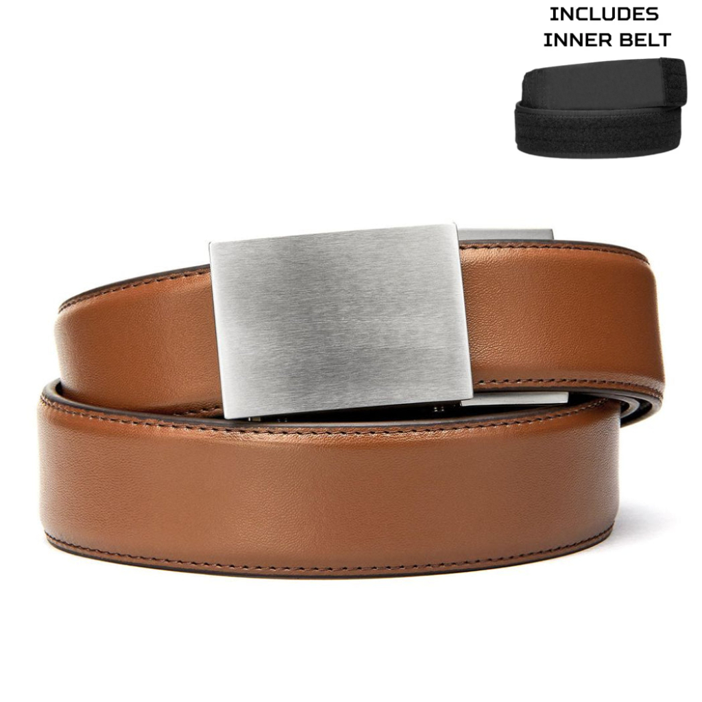 Kore Essentials Executive Protection Tan Leather Belt 1.5