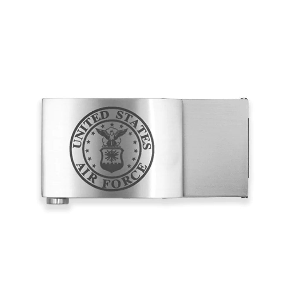 AIR FORCE ENGRAVED BUCKLE LEATHER GUN BELT 1.5" Kore Essentials