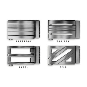 Kore Essentials-CLASSIC GUNMETAL BUCKLES 1.37" [BUCKLE ONLY]-Fashion Belts