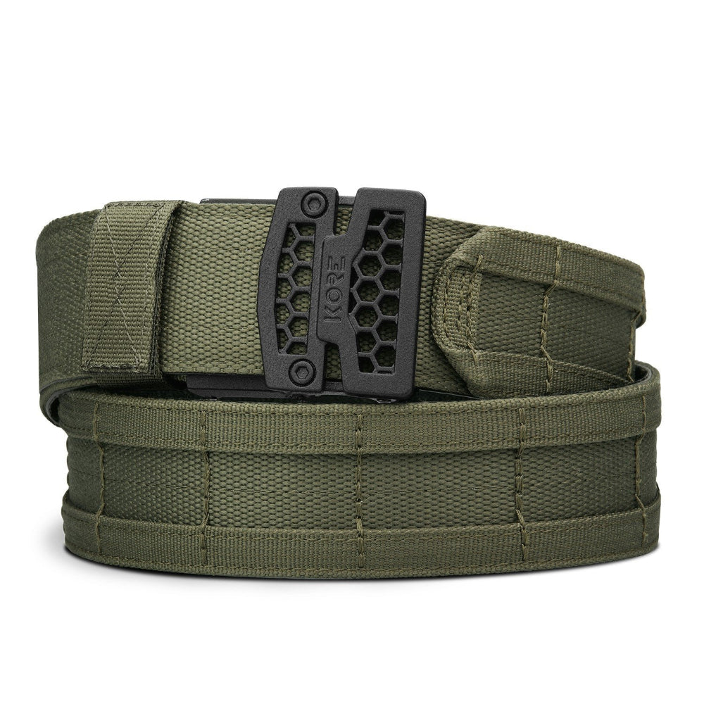 Kore Essentials | #1 Rated Gun Belt B1 Green Battle Belt 1.75