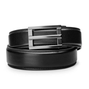 Kore Essentials-EXCEL BUCKLE | CLASSIC LEATHER BELT 1.37"-Fashion Belts