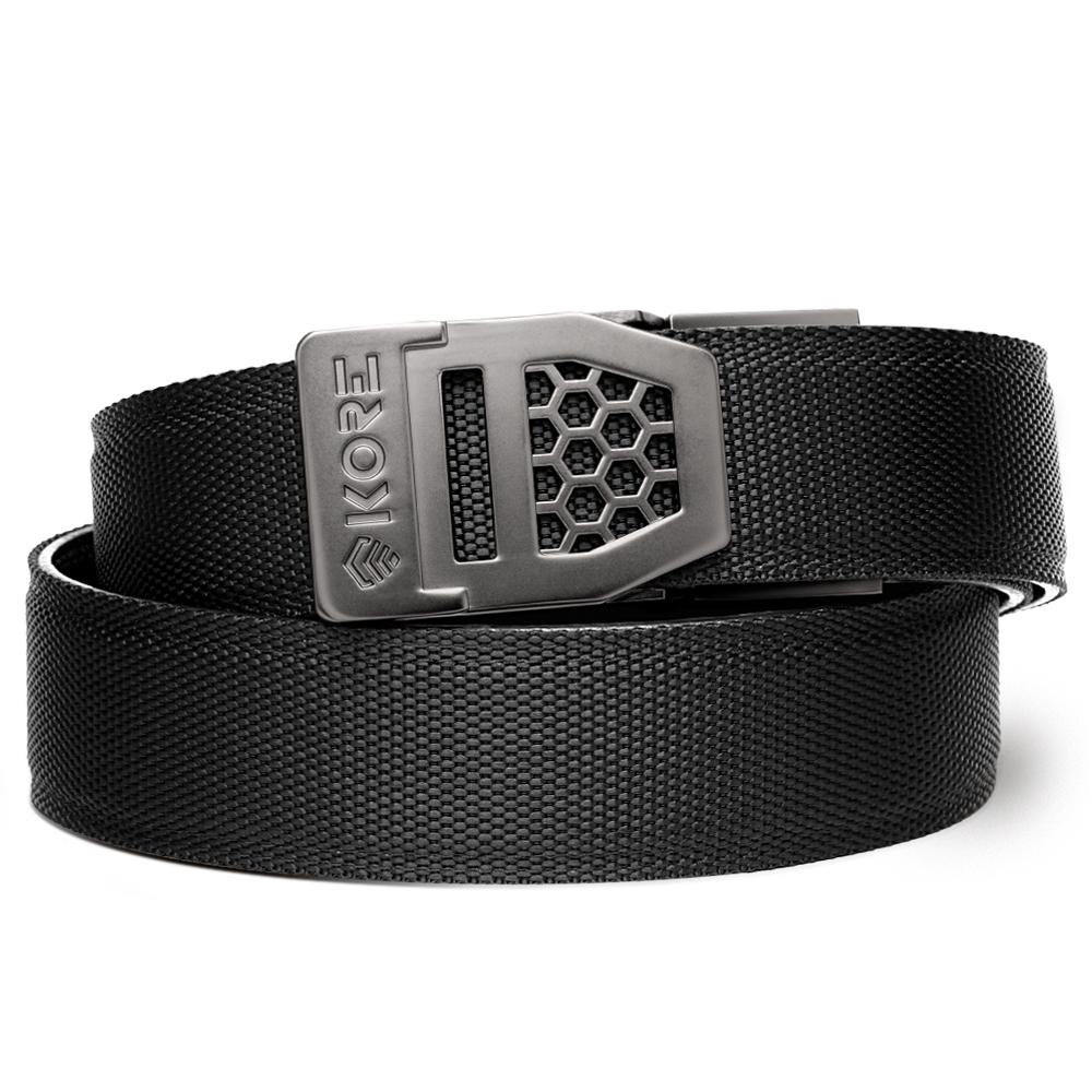 X6 GUNMETAL BUCKLE | EXL BLACK TACTICAL GUN BELT – Kore