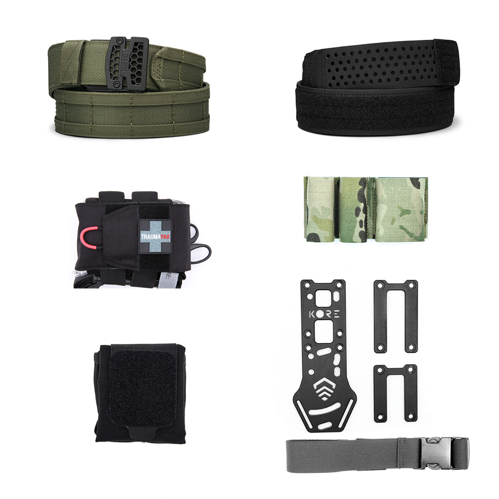 Best Rated Gun Belts Battle Belt Gunfighter Starter Kit Kore Essentials B1 Multicam Multicam
