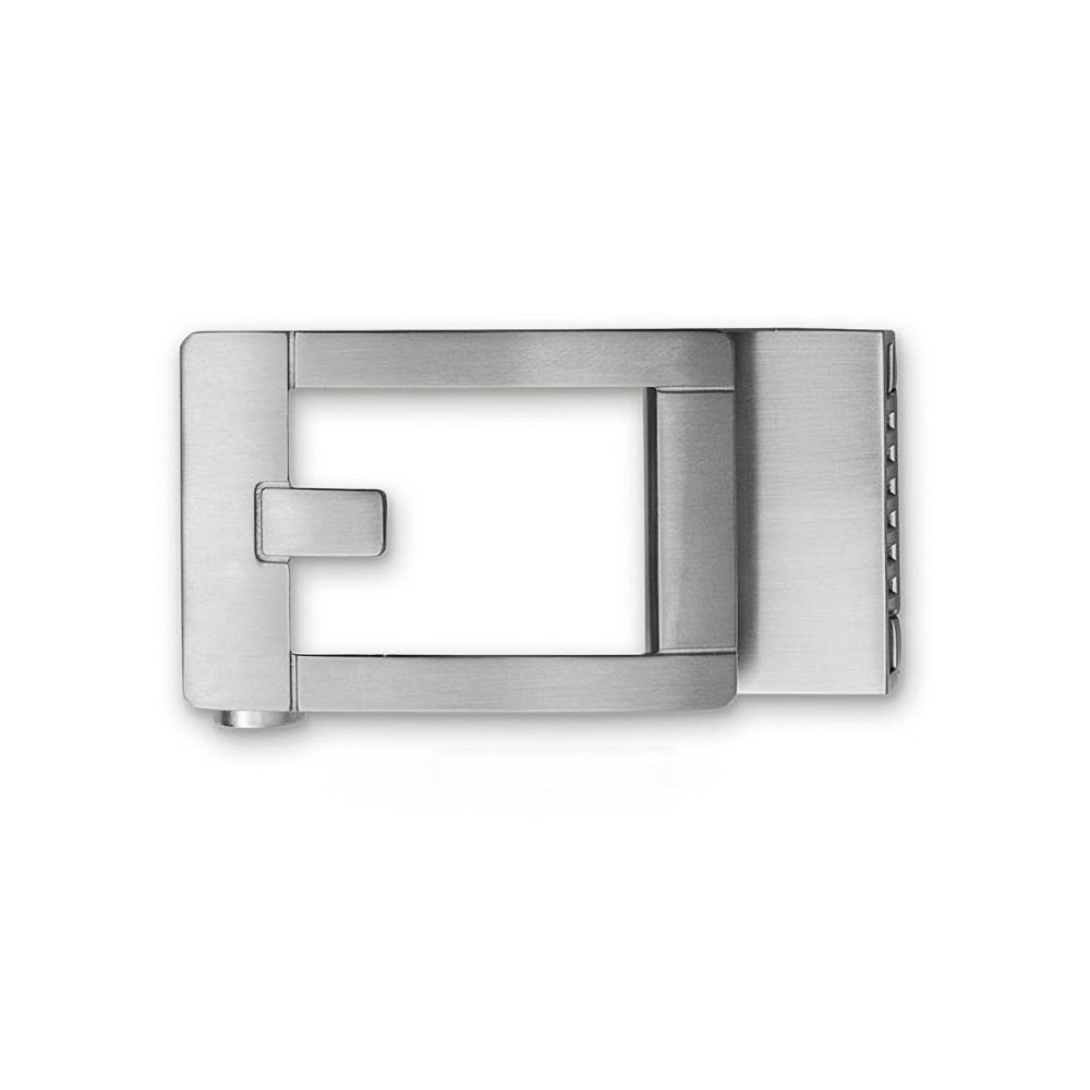 Silver Square Titanium Belt