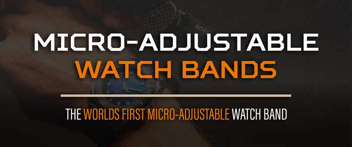 Micro-Adjustable Watch Bands - Perfect Fitting Watch Bands