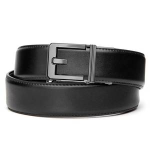 Kore Essentials Black Armortek Leather Concealed Carry Gun Belt with an X3 Buckle