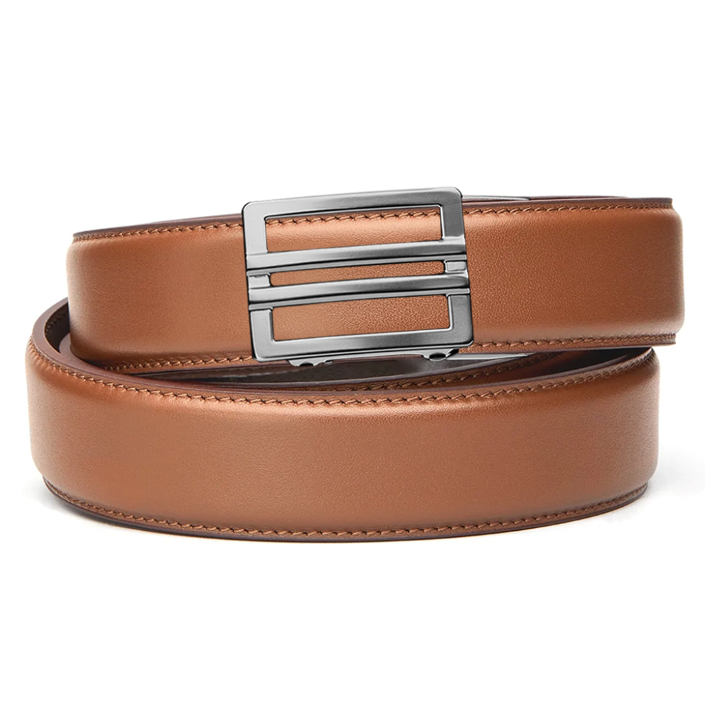 leather dress gun belts Galco SB3 Dress Belt 46 / Tan