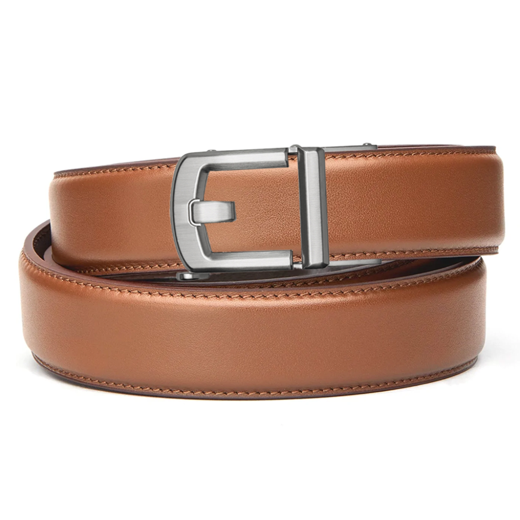 1.5" Tan Leather Gun Belt | X Series Buckle | Kore Essentials 1.5" Tan Leather Gun Belt | X Series Buckle | Kore Essentials