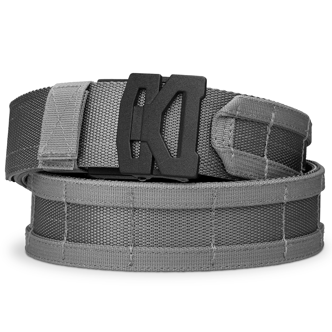 KORE Essentials | #1 Rated Gun Belt B2 Gray Battle Belt 1.75
