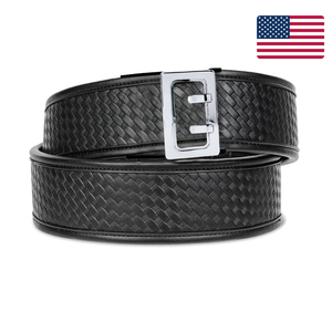 D3 CHROME BUCKLE | BASKETWEAVE DUTY BELT 2.25" [COMPLETE KIT]