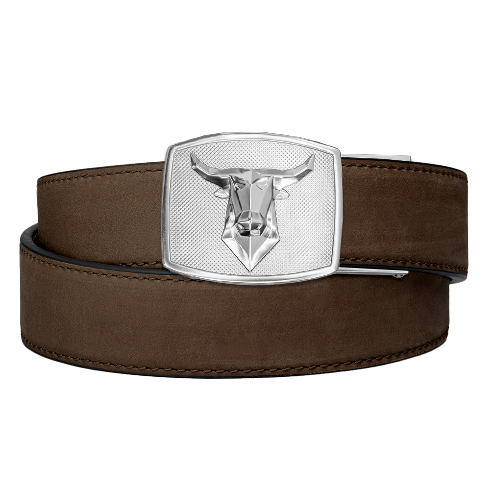 BULL BUCKLE | BUFFALO LEATHER GUN BELT 1.5