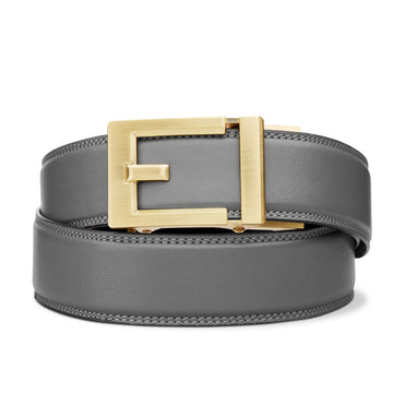 Gray Full Grain Leather