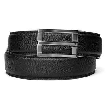 Black Pebble Grain Leather