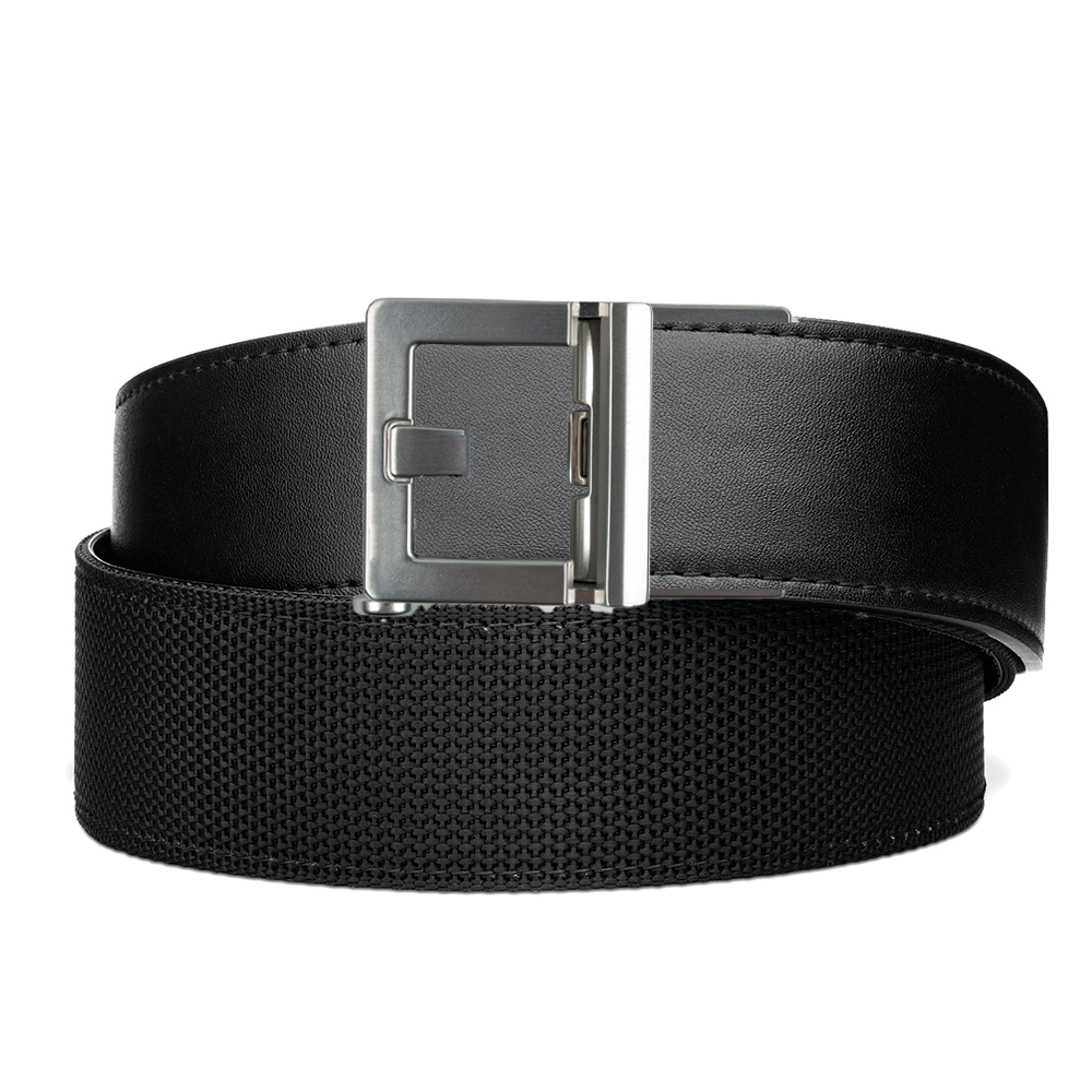 EXECUTIVE PROTECTION BLACK TACTICAL HYBRID BELT 1.5