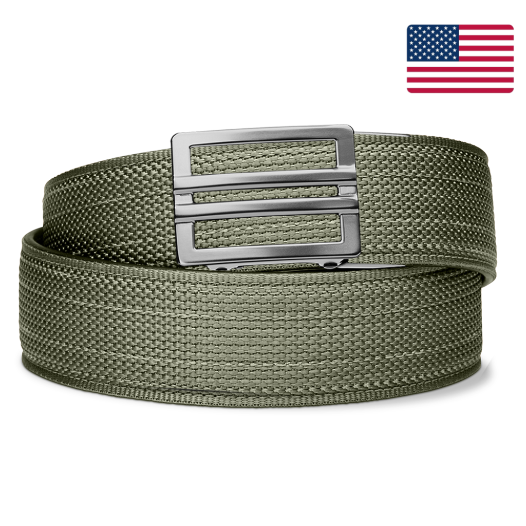 KORE Essentials Ranger Green USA Nylon Web Gun Belt 1.5