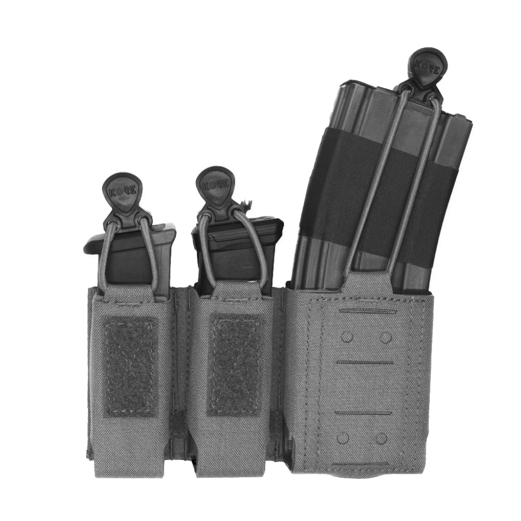 Kore Essentials Trio-Mag Pouch | AR Mag Pouch + Two Pistol Mag Pouches