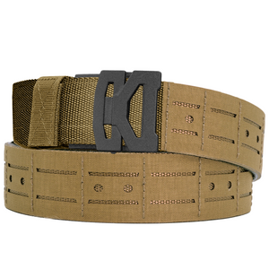Coyote Laser Cut Kore Essentials Battle Belt with a B2 Buckle