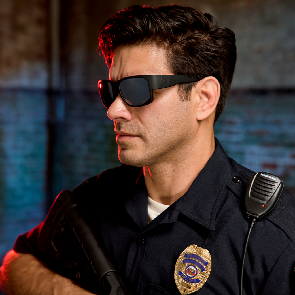 police goggles Kore Essentials Commander Ballistic ANSI Rated Magnetic Sunglasses