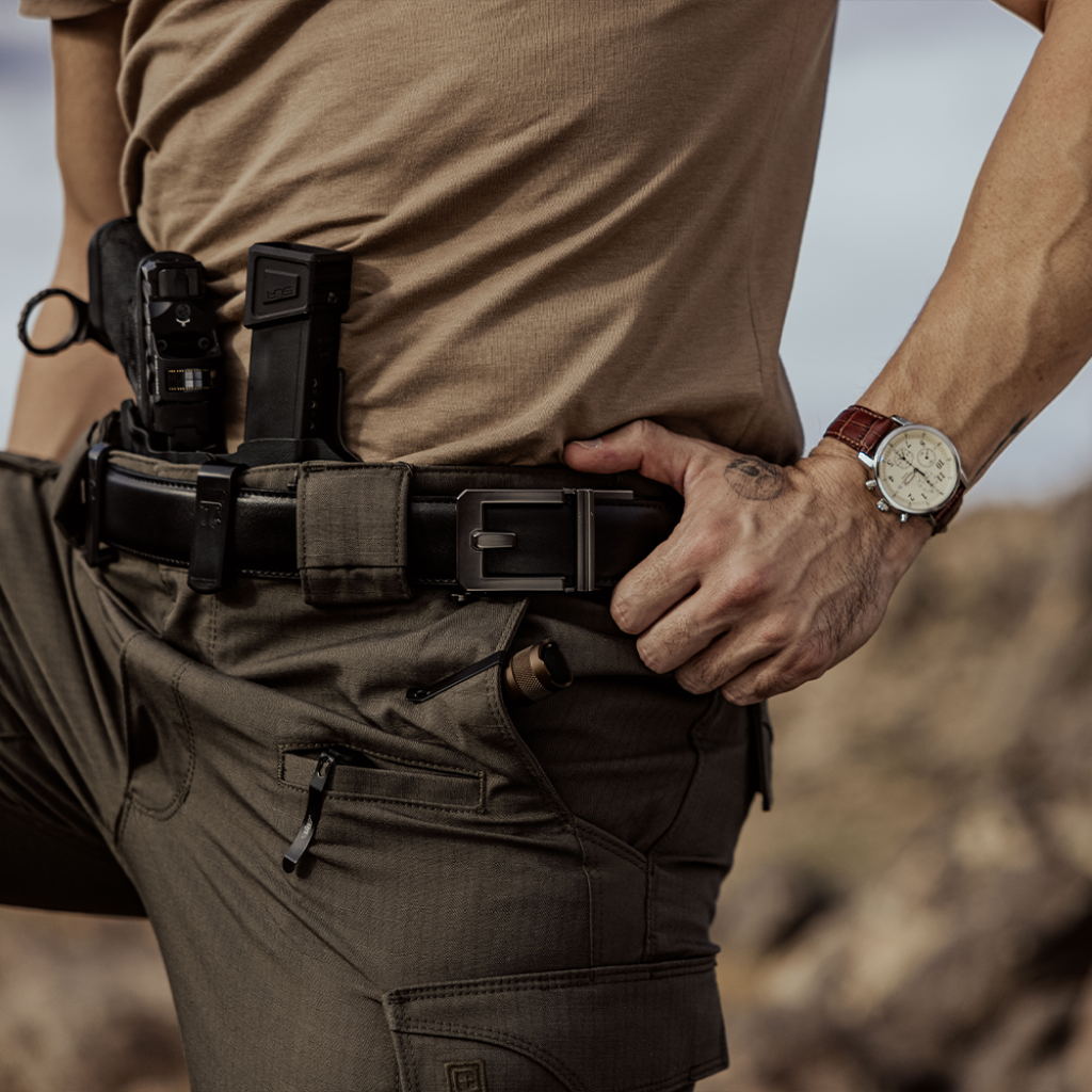 Leather Belts Best Gun Belt For Big Guys Kore Essentials X3 Brown