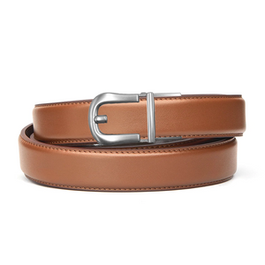 Q1 BUCKLE | BROWN LEATHER QUARTER GUN BELT 1.25"