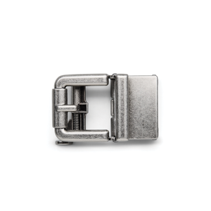 Kore Essentials Silver R1 Buckle for Ranch Gun Belts  on a white background