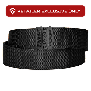 Kore Essentials 1.5" Black EDC Nylon Gun Belt with an X10 Buckle