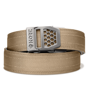 X SERIES BUCKLE  | TAN 499 TACTICAL NYLON GUN BELT 1.5"