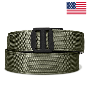 X SERIES BUCKLE  | USA RANGER GREEN TACTICAL NYLON GUN BELT 1.5"