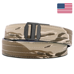 X SERIES BUCKLE | DESERT TIGER STRIPE TACTICAL NYLON GUN BELT 1.5"