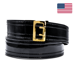 D3 BRASS BUCKLE | GLOSS DUTY BELT 2.25" [COMPLETE KIT]