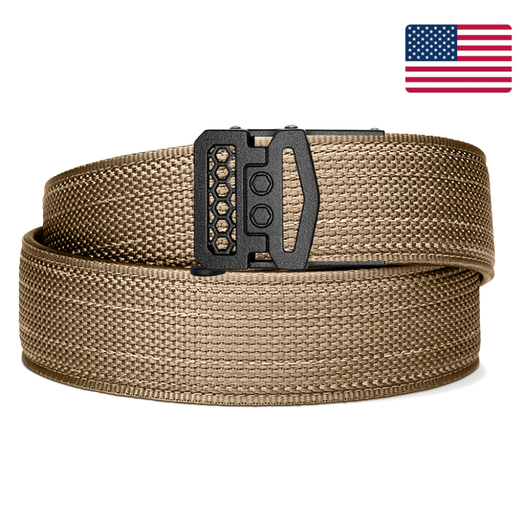 Kore Essentials Tan 499 USA Nylon Gun Belt 1.5