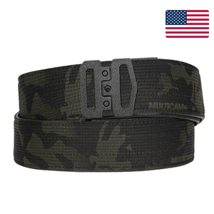 Kore Essentials Multicam Black Garrison Range EDC Gun Belt 1.75" with a G1 Buckle