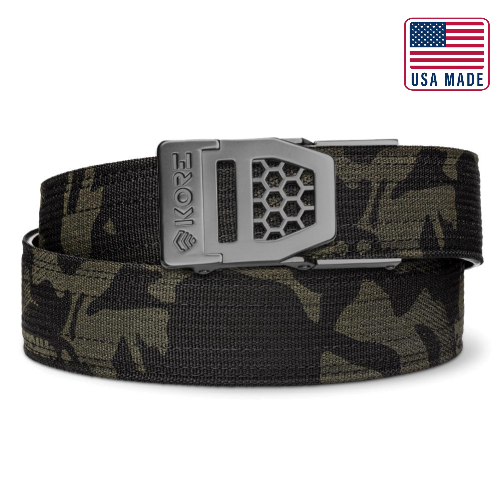 X SERIES BUCKLE | MULTICAM® BLACK TACTICAL NYLON GUN BELT