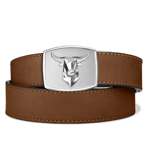 BULL BUCKLE | BUFFALO LEATHER GUN BELT 1.5"