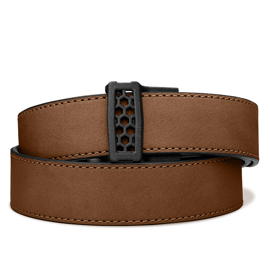 Kore Essentials Brown Buffalo Leather Gun Belt 1.5