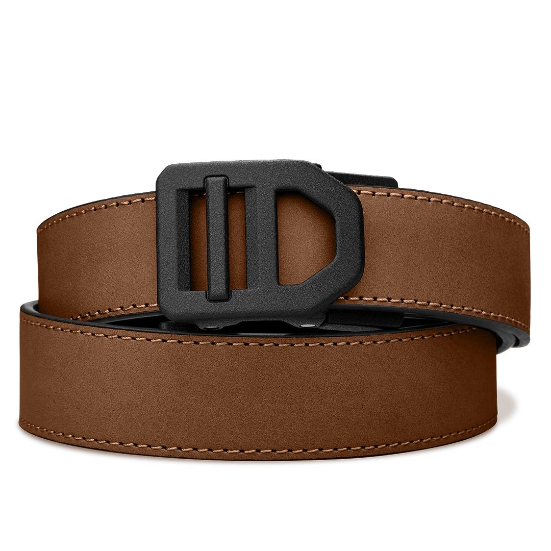 Kore Essentials Brown Buffalo Leather Gun Belt 1.5