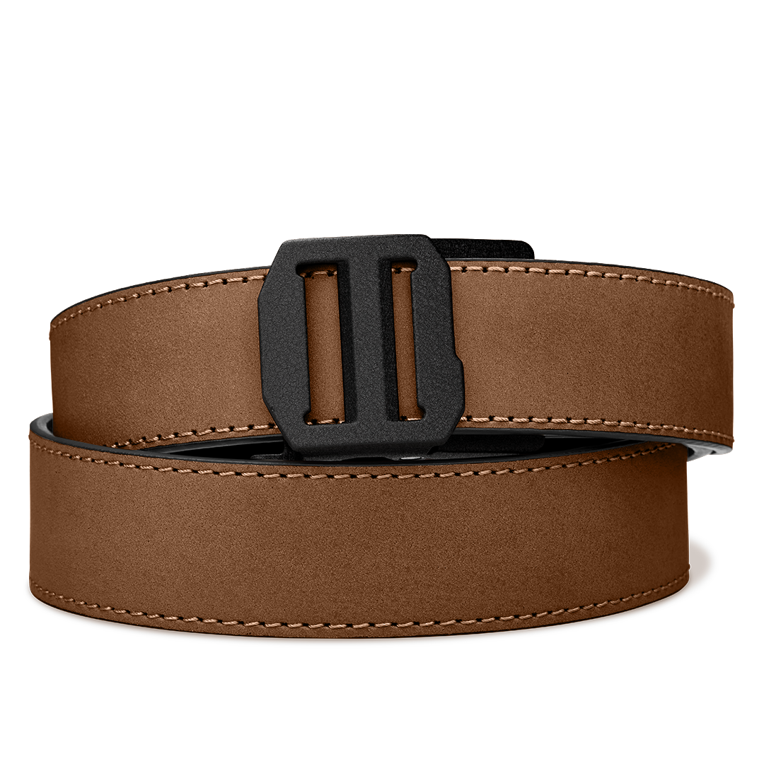 Kore Essentials Brown Buffalo Leather Gun Belt 1.5