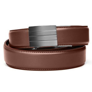 Kore Essentials Brown Armortek Leather EDC Gun Belt with an X2 Buckle
