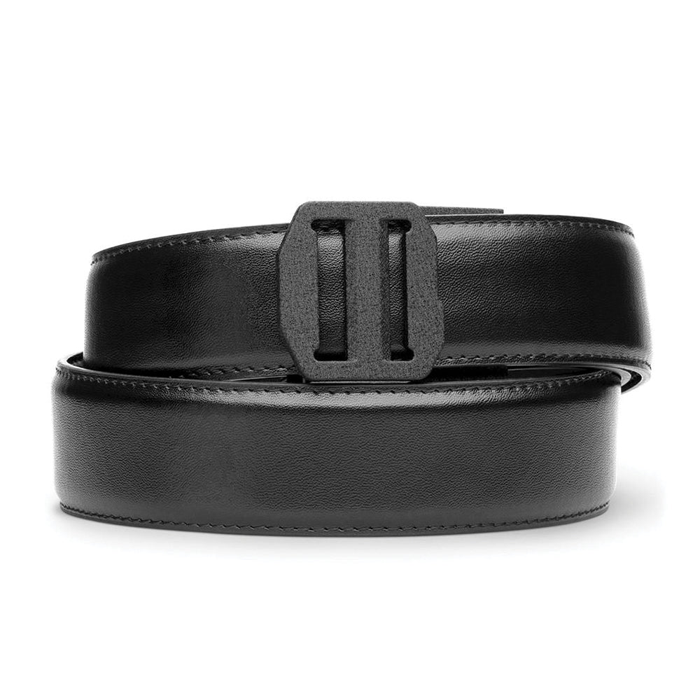EXECUTIVE PROTECTION BLACK ARMORTEK LEATHER BELT 1.5