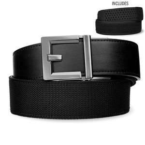 Kore Essentials-EXECUTIVE PROTECTION BLACK TACTICAL BELT 1.75": COMPLETE KIT-Gun Belts