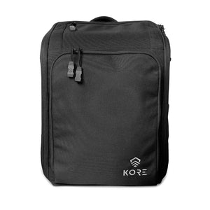 Kore Urban CC Backpack. Features a concealed carry firearm suspension system, 3A armor (optional) and go dark pouch. Constructed using 1000D Ballistic Nylon. front.