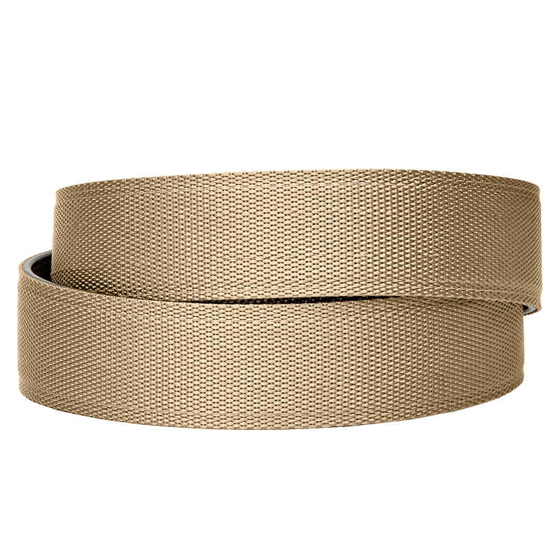 Web Belt With Plastic Buckle in Beige Color