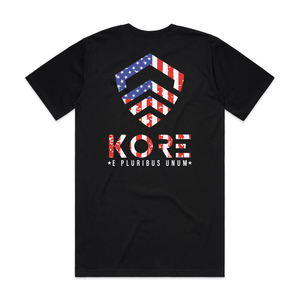 Kore Essentials-KORE AMERICAN FLAG T-SHIRT-Apparel